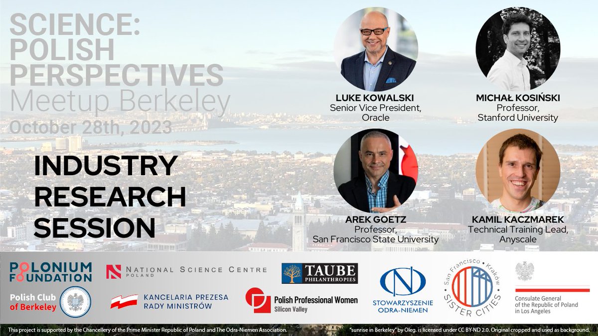 We are excited to announce our next speaker session at #SPPMeetup Berkeley 2023, focused on industry research! Read the below thread to learn more about each speaker. 

#KeepCalmAndCurieOn
#SciencePolishPerspectives