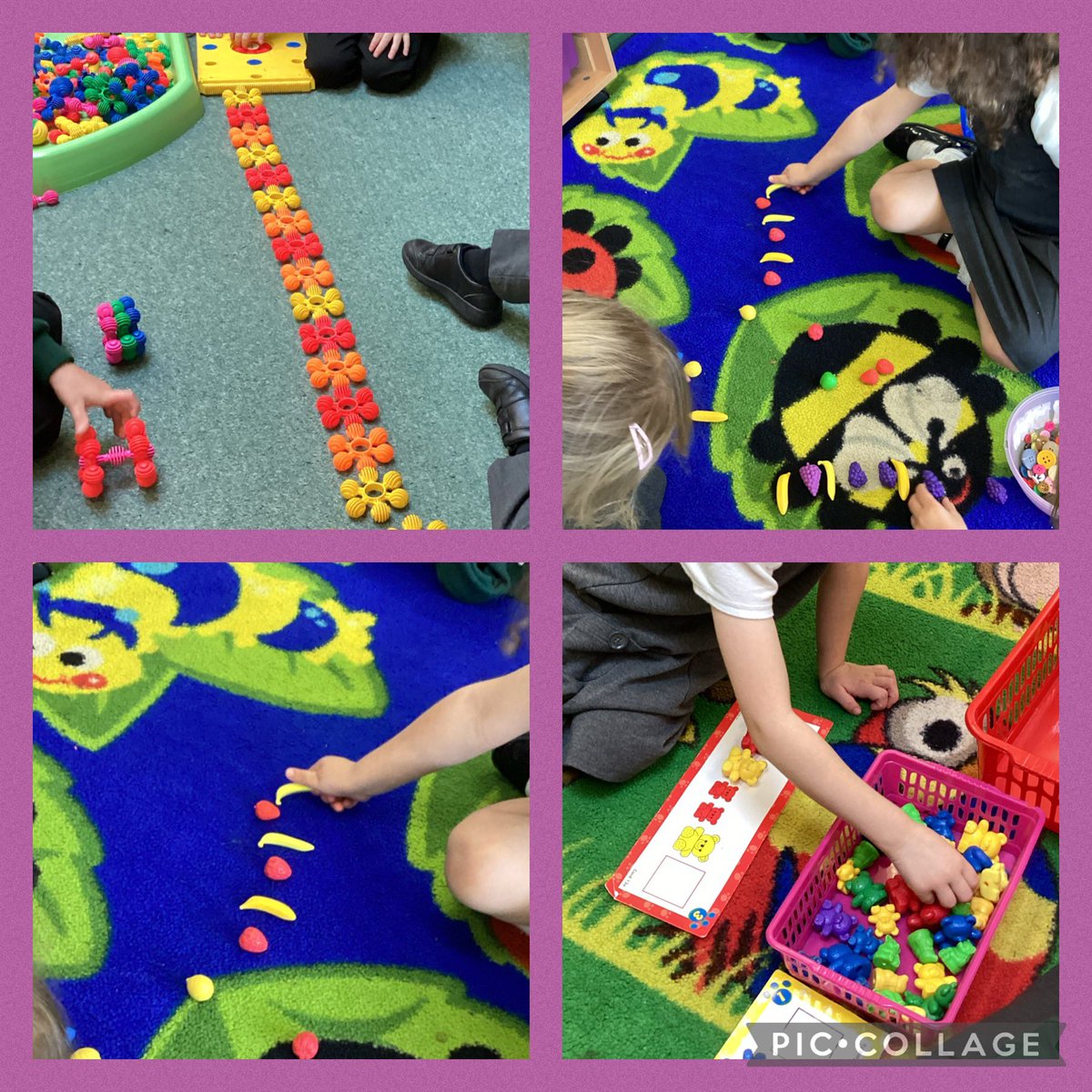 Pattern making in Foundation Stage 
#TP4Maths