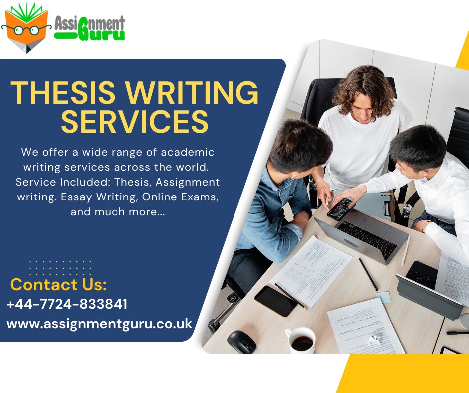 Are thesis deadlines looming? Our expert writers are here to make it stress-free! 📚✍️#thesis #thesishelp #thesiswriting #thesisproblems #thesiswritinghelp #thesiswritinghelp #writing #writings #writingcommunity #writinglife #writingprompts
Visit Now: assignmentguru.co.uk
