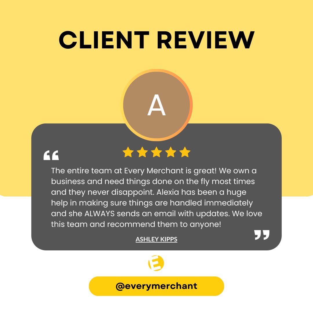 EveryMerchant's tweet image. 🤝🌟 Building bonds before business! At Every Merchant, understanding our clients is our secret sauce. When we invest in relationships, the reviews naturally follow. Trust, satisfaction, and quality are at the core of what we do. #ClientFirst #Reviews #GetToKnowYourClientsDay
