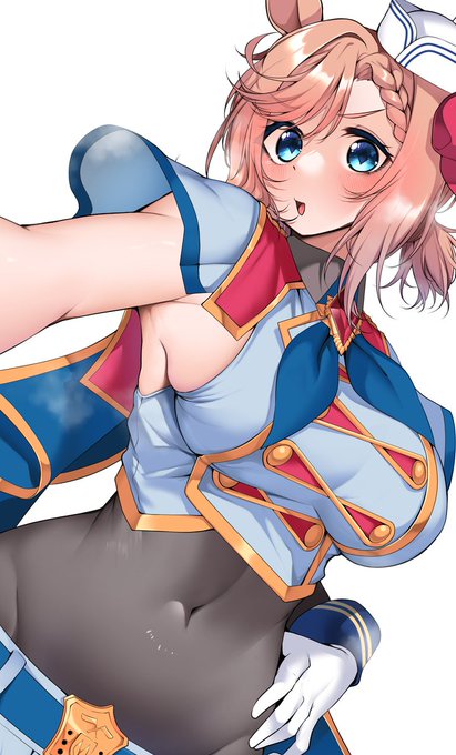 #ウマ娘
skebで描きました、アツいレース後のヴェニュスパークです 