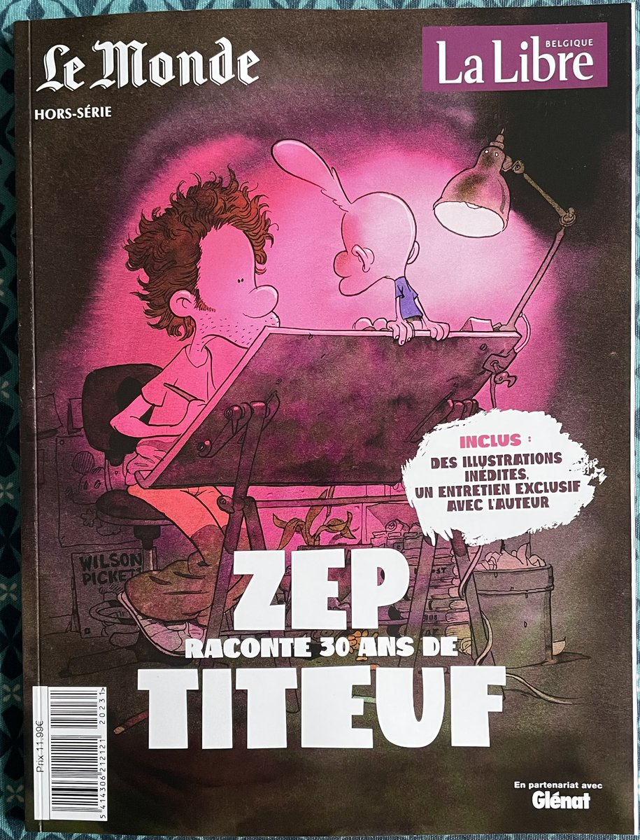 3gr3S_S3rg3's tweet photo. Petit détour chez mon #libraire 
- Le Monde @lemondefr @lalibrebe 
Hors Série 
ZEP raconte 30 ans de #Titeuf 
@GlenatBD 
HS très intéressant pr 1 autre regard sur l’auteur #Zep et son héros #Tchoo! #CEstpôjuste 

- Les cahiers de la BD 
Et si Tintin revenait pour de vrai ?
🤔🤩 https://t.co/m0ZmU6Cn0s