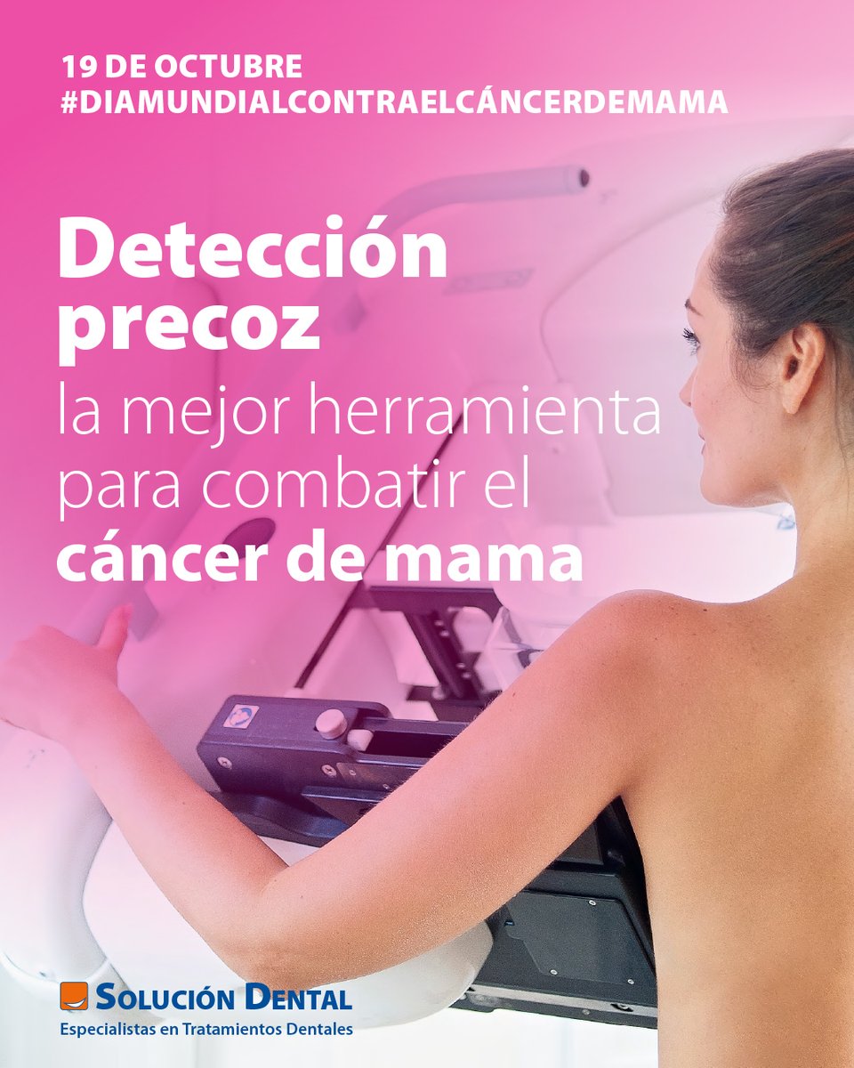 En el #DiaMundialcontraElCáncerDeMama reivindicamos una mayor concienciación social sobre esta enfermedad para fomentar la detección precoz y un diagnóstico y tratamiento eficaces.
<a href="/CFMadridRio/">C.F. Madrid Río</a>
#cancerdemama #CuidaTuSonrisa #Cancer #clinicadental #dentista