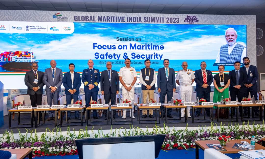 Speaking at yesterday's 'Focus on Maritime Safety & Security' session at @GMIS2023 was Swapnodeep Mondal, AE Group Director of Operations, who discussed #fleetoptimisation & how this can contribute to maritime #safety, #efficiency & #sustainability. #shapingabettermaritimefuture
