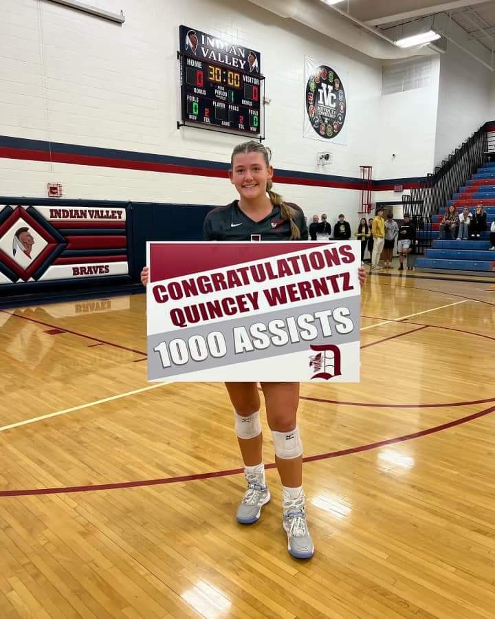 Big Time Sports (@btsohio) on Twitter photo The Dover Lady Tornadoes won in 3 straight sets over Steubenville in the Division 2 sectional final in the East 2 District. 
In the match sophomore Quincey Werntz surpassed 1000 career assists. 
Sweeet Banana Quincey! Congratulations!🏐 The Dover Lady Tornadoes won in 3 straight sets over Steubenville in the Division 2 sectional final in the East 2 District. 
In the match sophomore Quincey Werntz surpassed 1000 career assists. 
Sweeet Banana Quincey! Congratulations!🏐