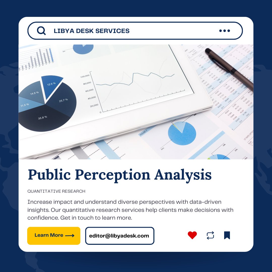 Increase impact and understand diverse perspectives with data-driven insights. Get in touch to learn more about our work and methodology. #Libya #researchmethods