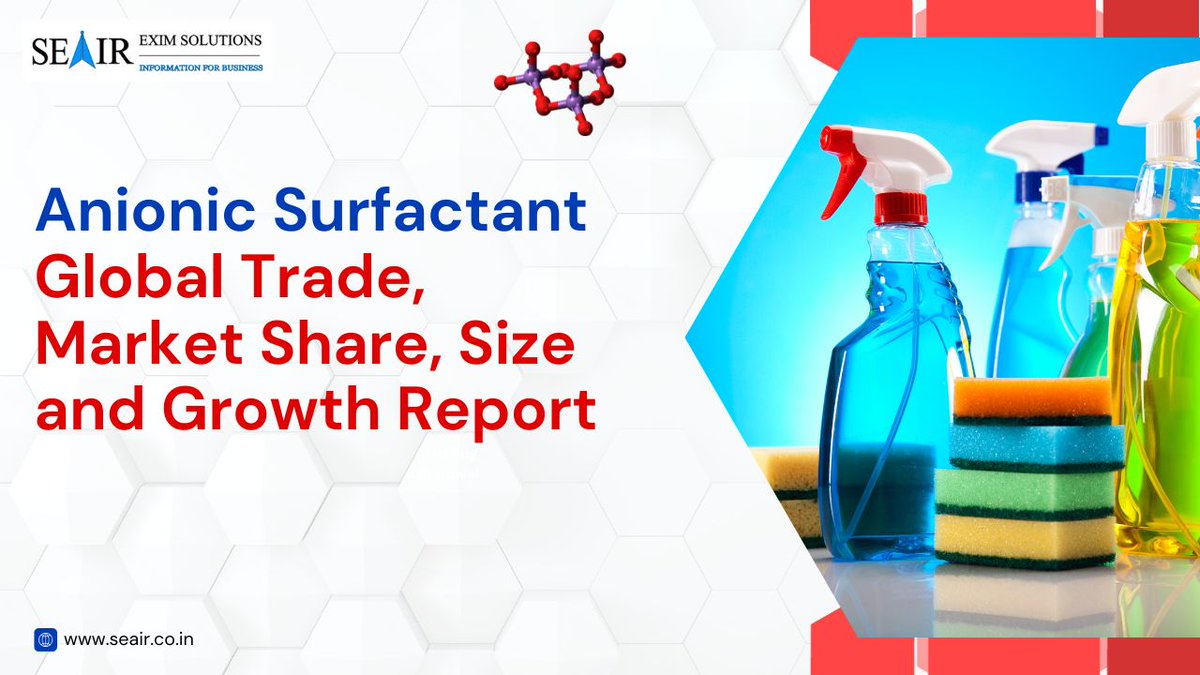 kumar_lalit29k's tweet image. Anionic surfactants are used in a wide range of products, from detergents and shampoos to oil and gas applications. Read about the global anionic surfactant market size, share, trade, and growth drivers in our blog post.  
Visit:- shorturl.at/yzJN2
#Seair #AnionicSurfactant