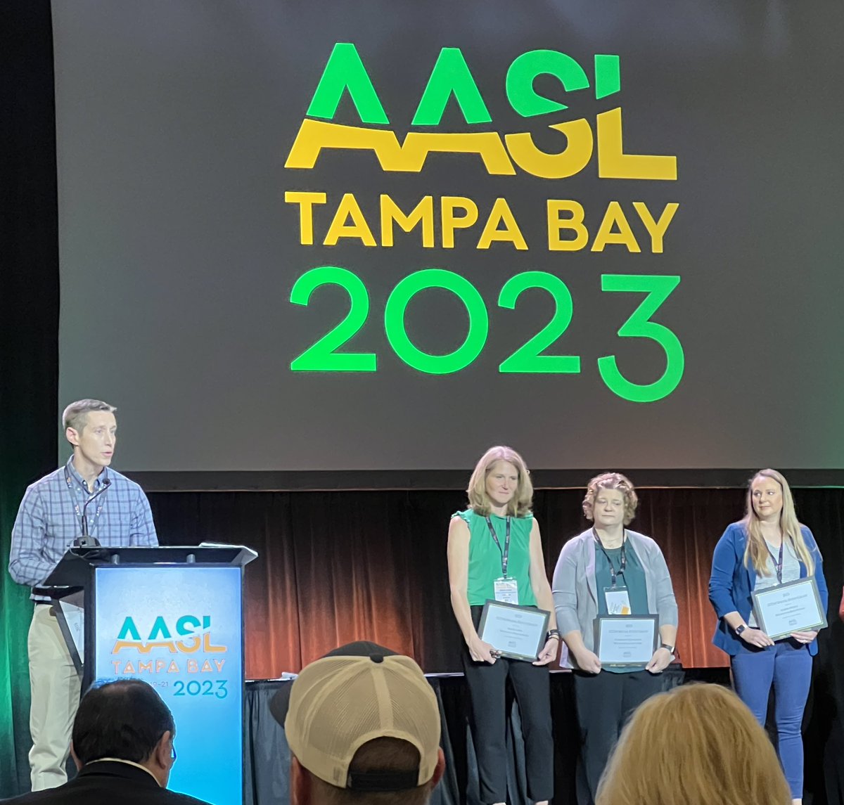 Go <a href="/SekingerN/">Nathan Sekinger</a> !!! #vaasl represents at #AASL23