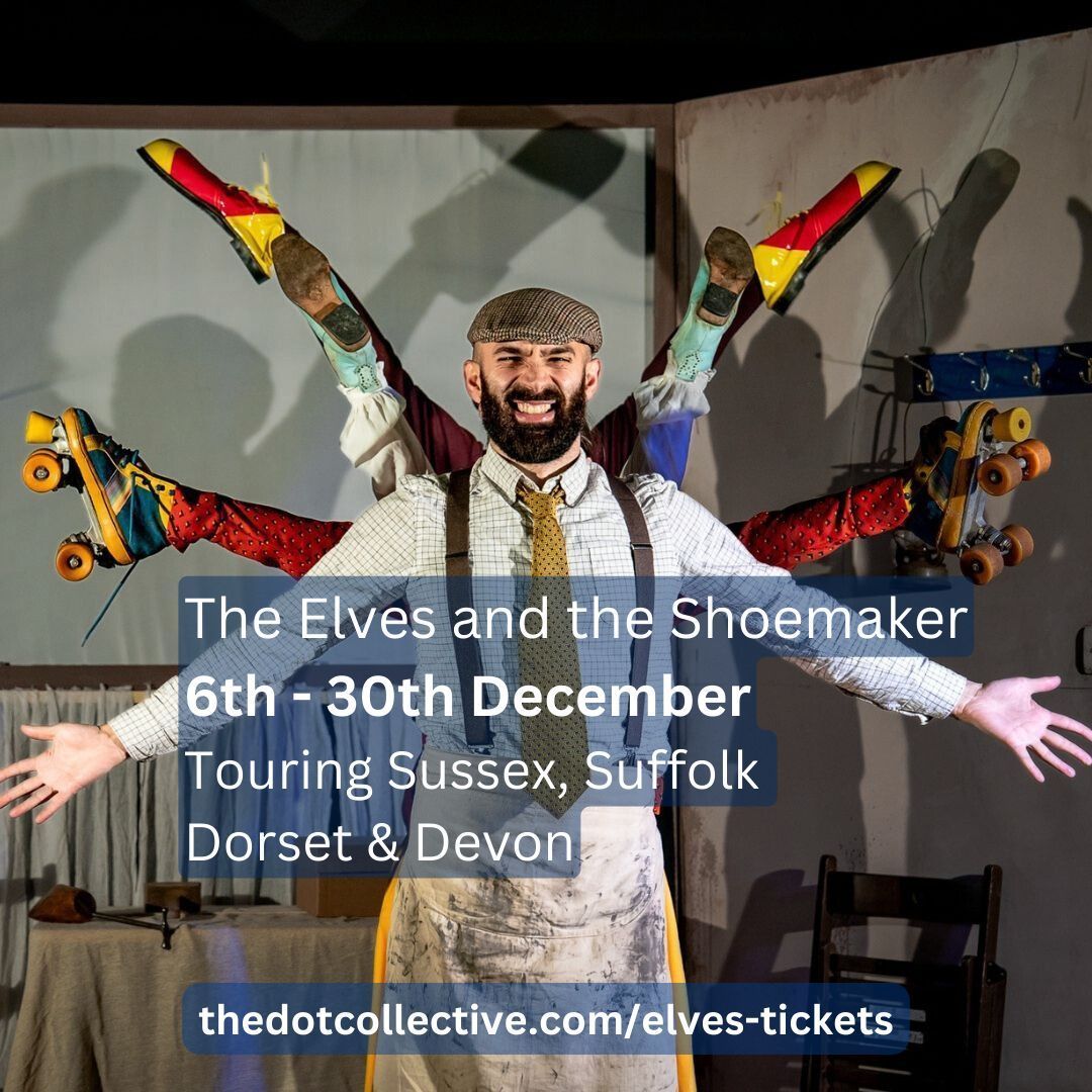 The Elves return this December 💫 👉 Get booking fast thedotcollective.com/elves-tickets First stops... Wed 6th December @ 7:30pm @PHBeccles Suffolk Sat 9th December, @ 3:00pm #UffculmeVillageHall Devon Sat 16th December, @ 11am + 2pm Cliffe Hall, #Lewes East Sussex @enjoy.lewes