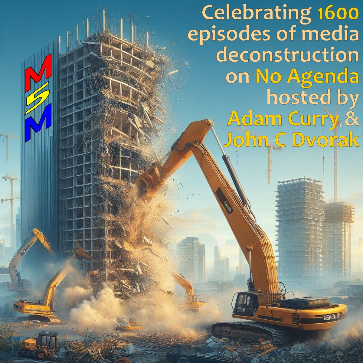 kjmeyse's tweet image. @adamcurry @THErealDVORAK #gitmonation (Please excuse the Bing AI art with the floating sky cranes.)