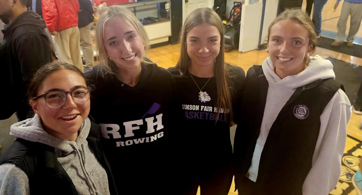 NJ Ladies Hoops "FALL LEAGUE HS COACHES OF THE
DAY"

Meet the "Quad Squad" @RFHgirlsbball who play 4
<a href="/RFHCoachCal/">Dave Callahan</a> during the season

(L-R)
'24 <a href="/EllaMason1417/">Ella Mason</a> 
'24 <a href="/sylvienotine/">Sylvie Notine</a> <a href="/UNCFieldHockey/">Carolina Field Hockey</a> 
'27 Chloe Kelly
      Natalie Gauss

One fine job inspiring of coaching <a href="/HoopGroupHQ/">Hoop Group HQ</a>