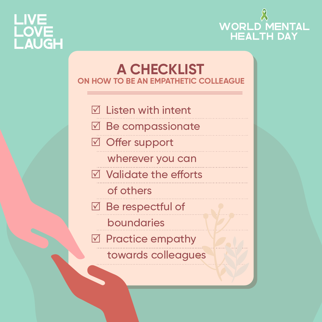 TLLLFoundation's tweet photo. Being an empathetic colleague is the cornerstone of a harmonious and productive team. It creates a supportive environment where everyone feels valued and heard, fostering better collaboration.
#WorldMentalHealthDay2023 #MentalHealthForAll #HopeAtWork #YouAreNotAlone #October https://t.co/EtYCYlYHAG
