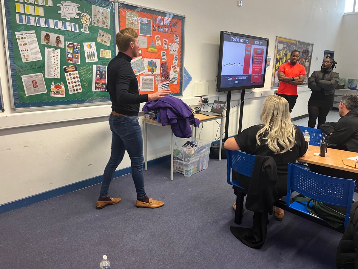 Great staff training last night delivered by Steve <a href="/StrMinds/">Strengthening Minds</a> Was brilliant to see everyone so enthusiastic about delivering even more of your programmes and thinking about the positive impact they have on our young people.
