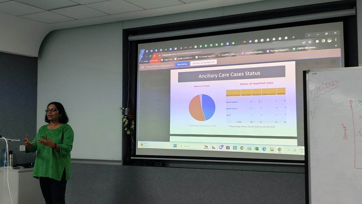 iphindia's tweet photo. 1/2:
Update: Our quarterly review meeting for CTRITH, supported by @india_alliance, was held on Oct 18, 2023, at partner institution @JSSMCMYS
Teams working on #Hosajeevana #Hemoglobinopathies #AdivasiBirthCohort #CommunityPolicyEngagement #ResearchManagement presented their work https://t.co/z2OMJUX5aD