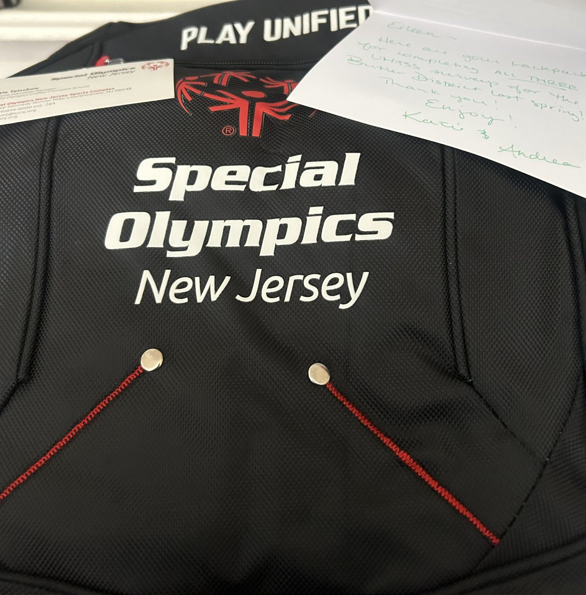 Basketmomma7's tweet image. Thank you @SONewJersey !
What a great surprise and great vibe!
#playunified
#wechoosetoinclude
@BrianBaylor21 @bhsbulldogsnj