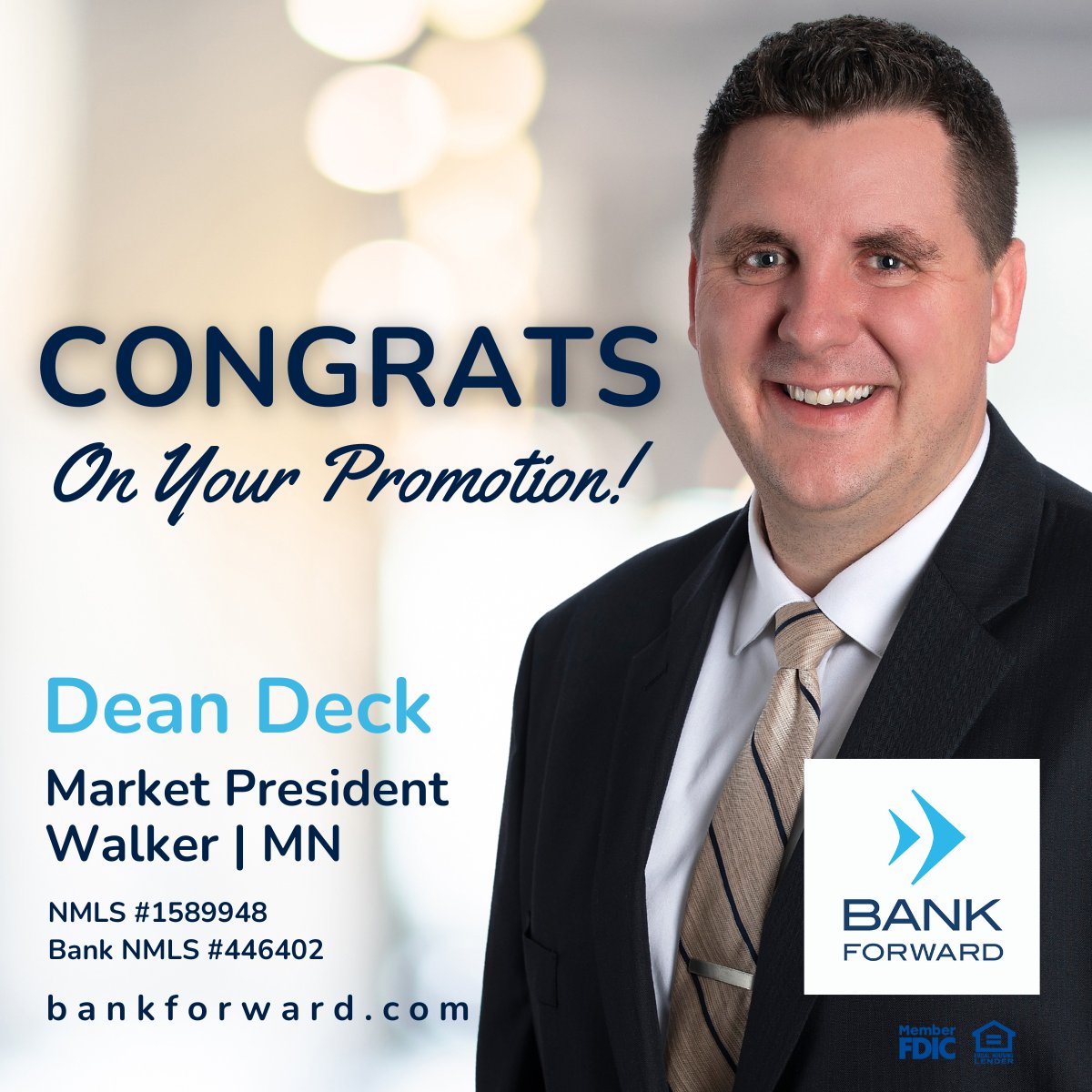 Congratulations, Dean! Read more: bankforward.com/news/article/d…

bankforward.com | Member FDIC