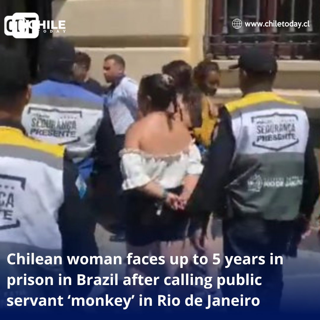 🗣️ The woman was to return to Chile on Oct. 21. Despite publicly apologizing to the man, she was arrested and will be charged with "racial insults". If found guilty, she could spend up to 5 years in prison.