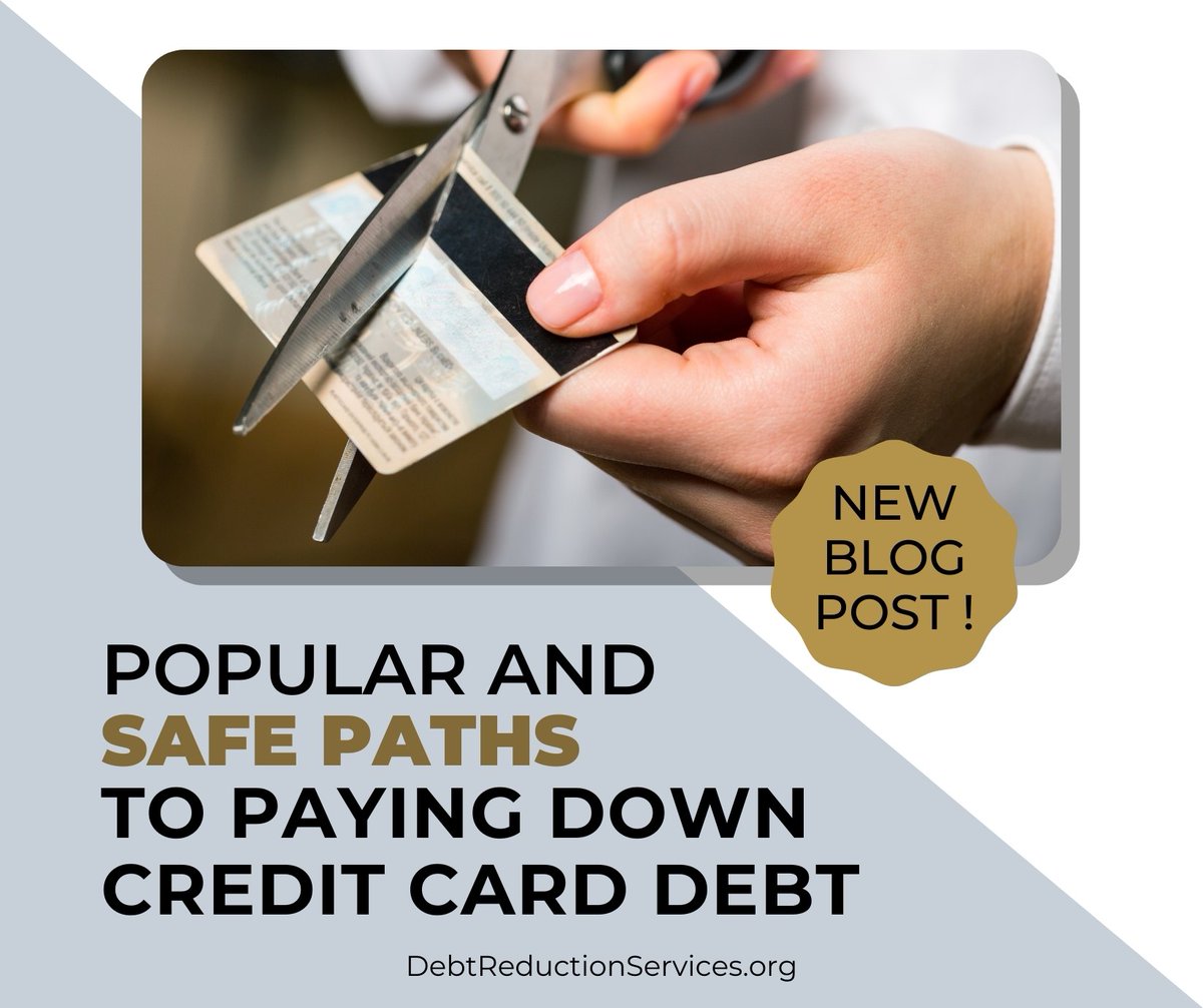 877OUTDEBT's tweet image. New Blog post on DebtReductionServices.org!

"Popular and Safe Paths to Paying Down Credit Card Debt"

Check it out here:

debtreductionservices.org/blog/popular-a…

#debtconsolidation #creditcarddebt #creditcounseling #debtreductionservices