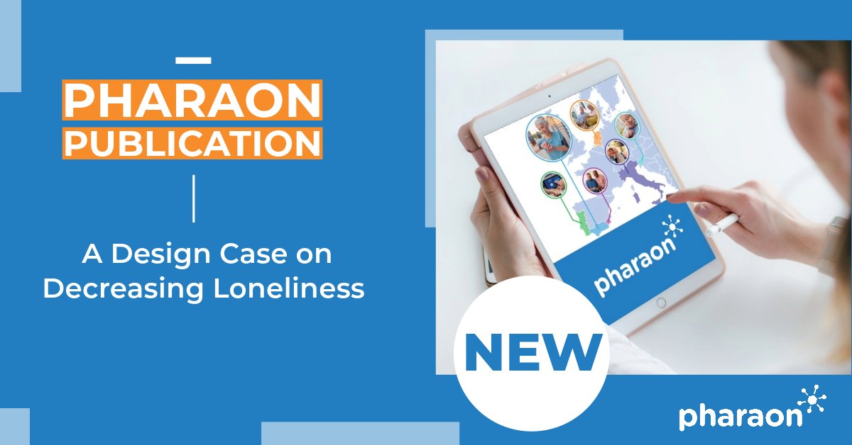 📚New Pharaon publication | A Design Case on Decreasing Loneliness
💡Discover the findings of our case study, which included 80 older adults, 20 geriatric experts and industry partners.
🔎Access the full paper: bit.ly/3Q5xSKQ

#PharaonSeries #PharaonProject #Pharaoneu