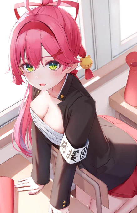 学ランにサラシで... #miko_Art