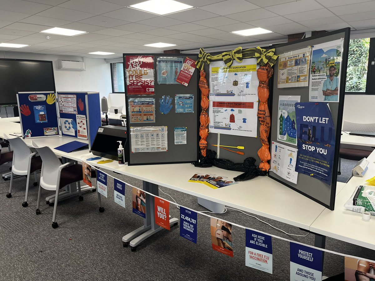kerry_guthrie's tweet photo. IPC team at Health and Well-being Week at SpencerHouse 

Part of #IPCweek 

#handhygiene #cleanhands #flujabs #wellbeing #bchft #IPCweek https://t.co/UESqUbrZID