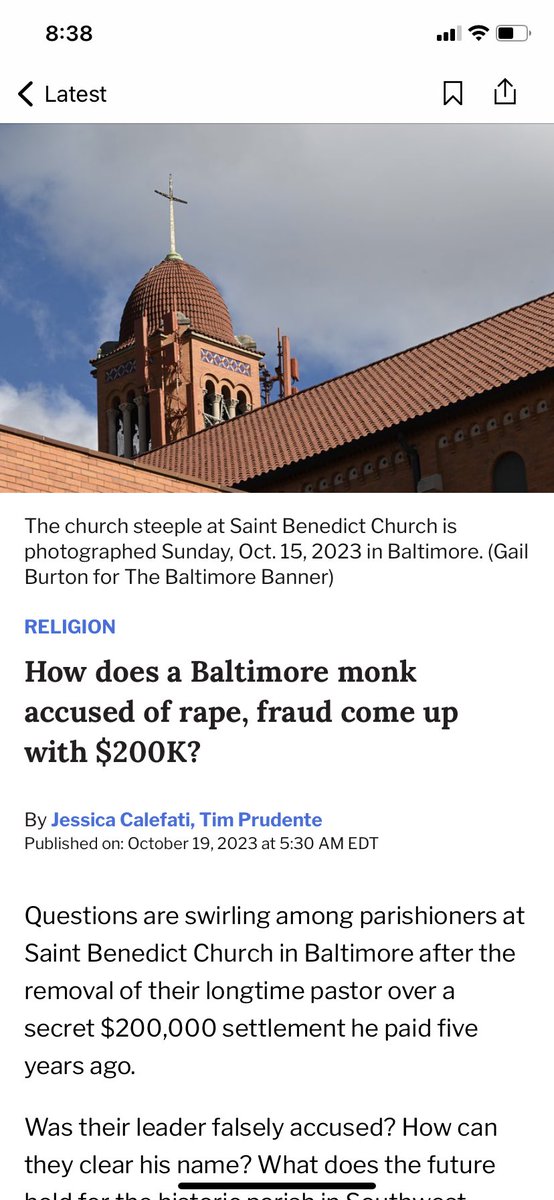 The top question I have heard from readers this week: How does a Baltimore monk get that kind of money? Here’s what @Calefati and I found out: thebaltimorebanner.com/community/reli…