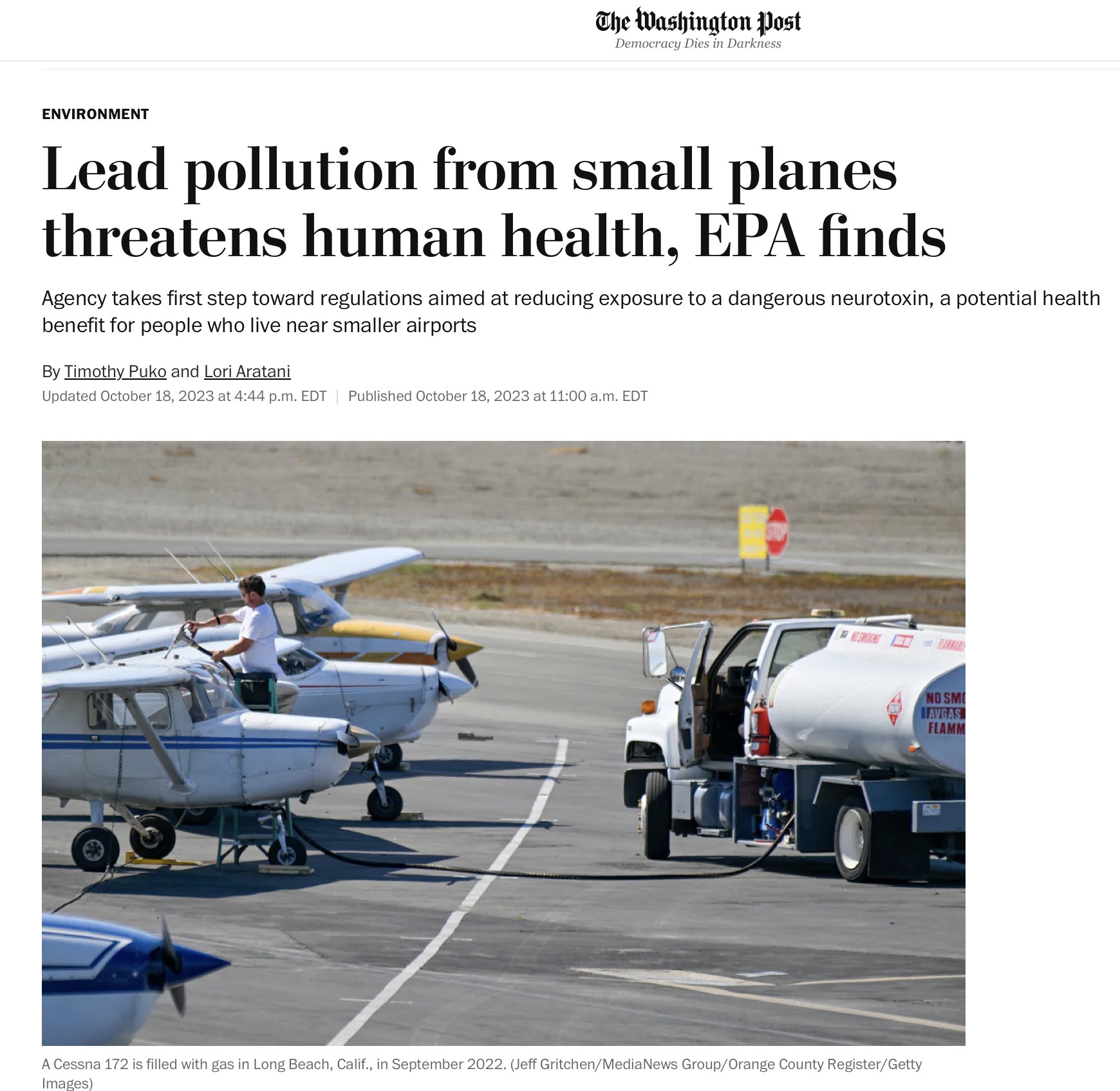 The Deadly Biology of Lead Exposure - Science in the News