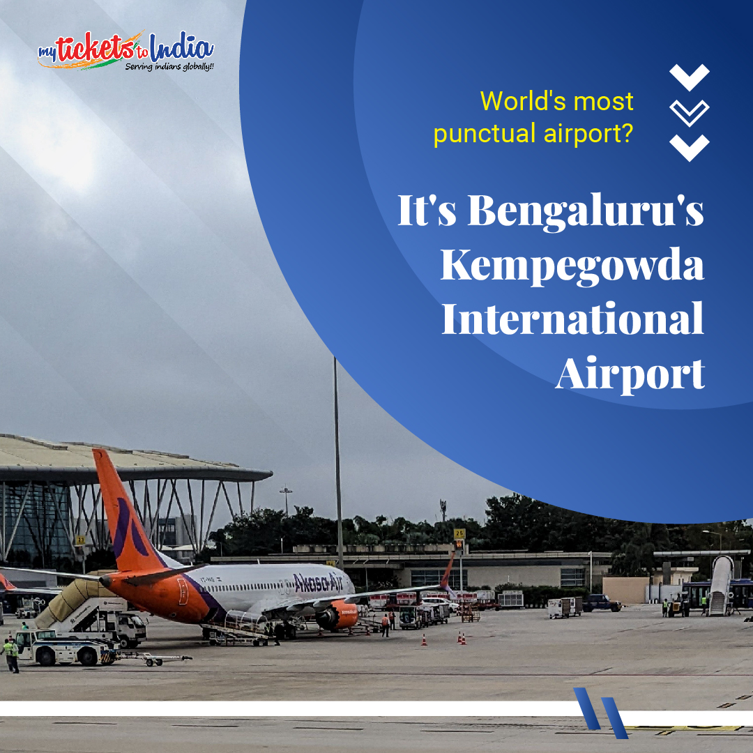 For the third consecutive month, Kempegowda International Airport (KIA) #Bengaluru has secured the top position as the world’s most punctual airport.

#traveltoindia #cheapflightstoindia #flytoindia #flightstoindia #americanindian #usindians #usaindians #usaindian #toindia