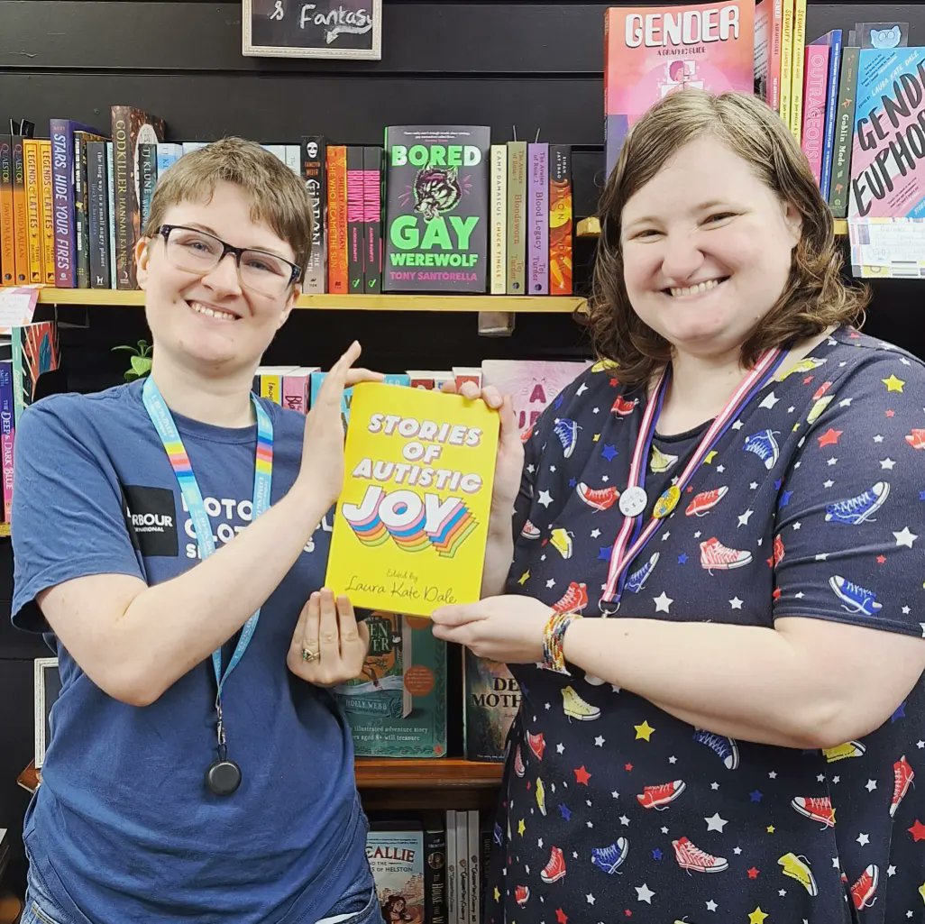 Happy Release Day!! Stories of Autistic Joy releases today!! It's chock full of amazing writing, including that of BookWyrm's own Author-in-Residence Miles Nelson AND our new volunteer Alex Hill!!