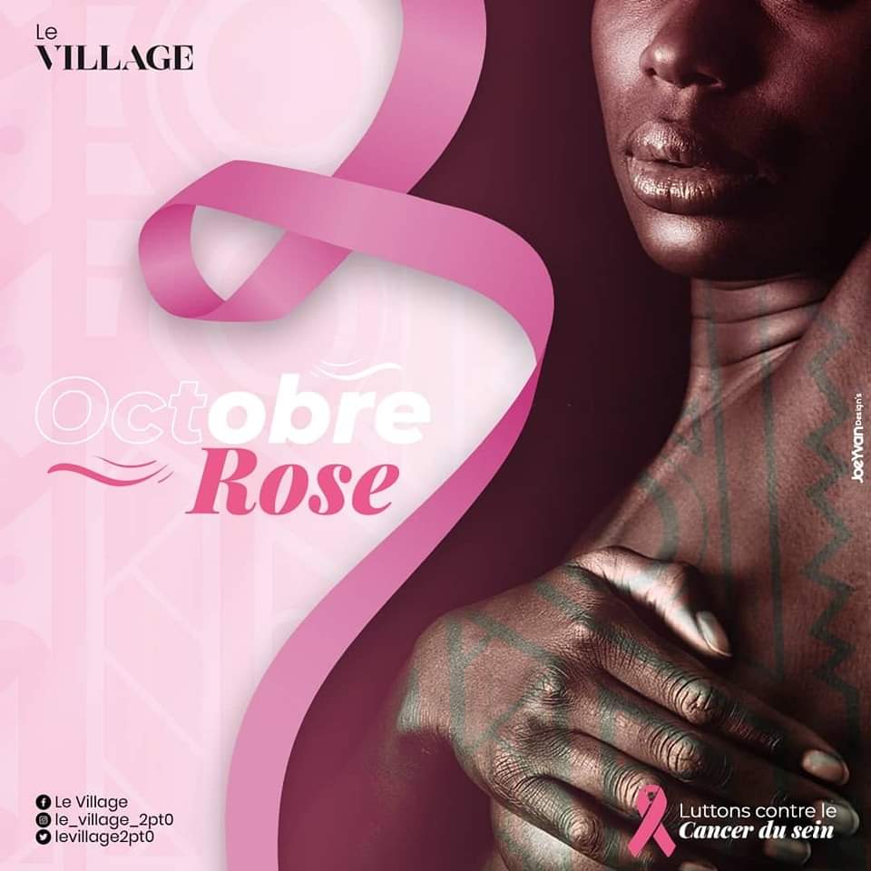 Journée mondiale de Lutte contre le cancer du sein.
"Agir ensemble pour éradiquer le cancer du sein".

#BreastCancerAwarenessMonth 
#levillage