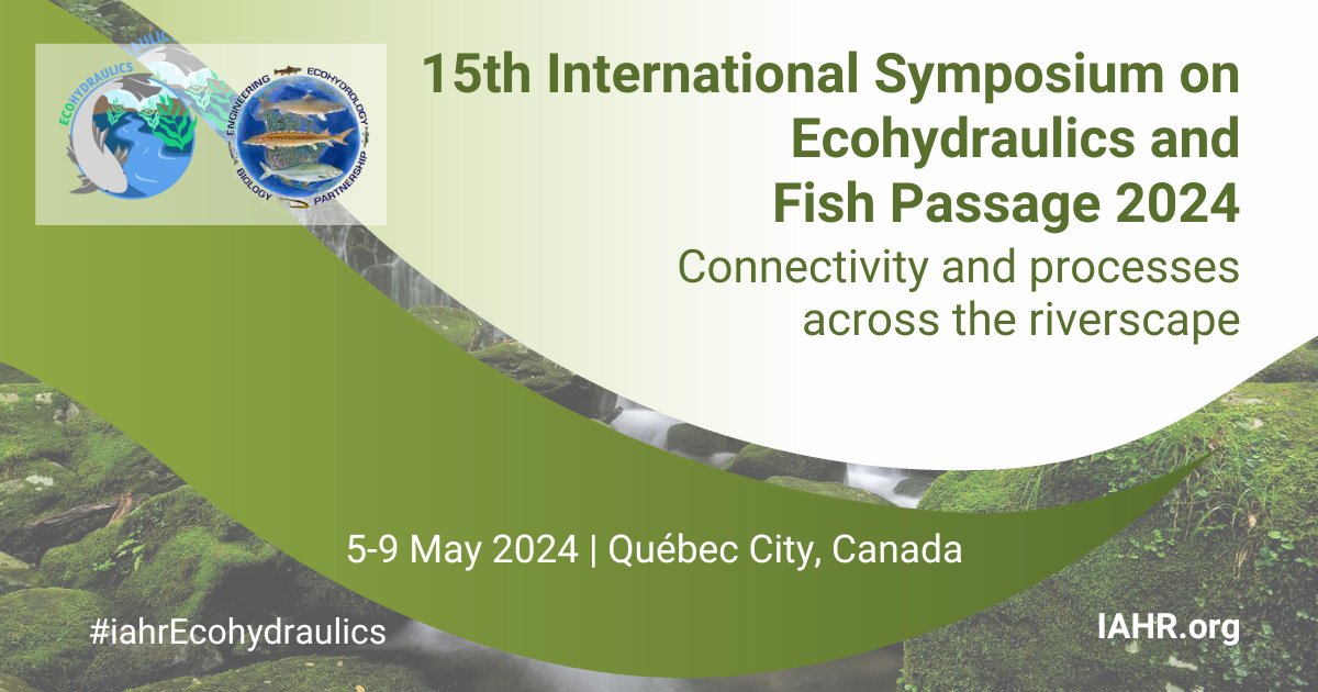 👉SUBMIT your abstract for the 15th International Symposium on #Ecohydraulics (ISE) and #Fish Passage by 10 Nov iahr.org/index/detail/1… #iahrEcohydraulics

#IAHR #engineering #HydroEnvironment #water #ISE2024 #networking #rivers