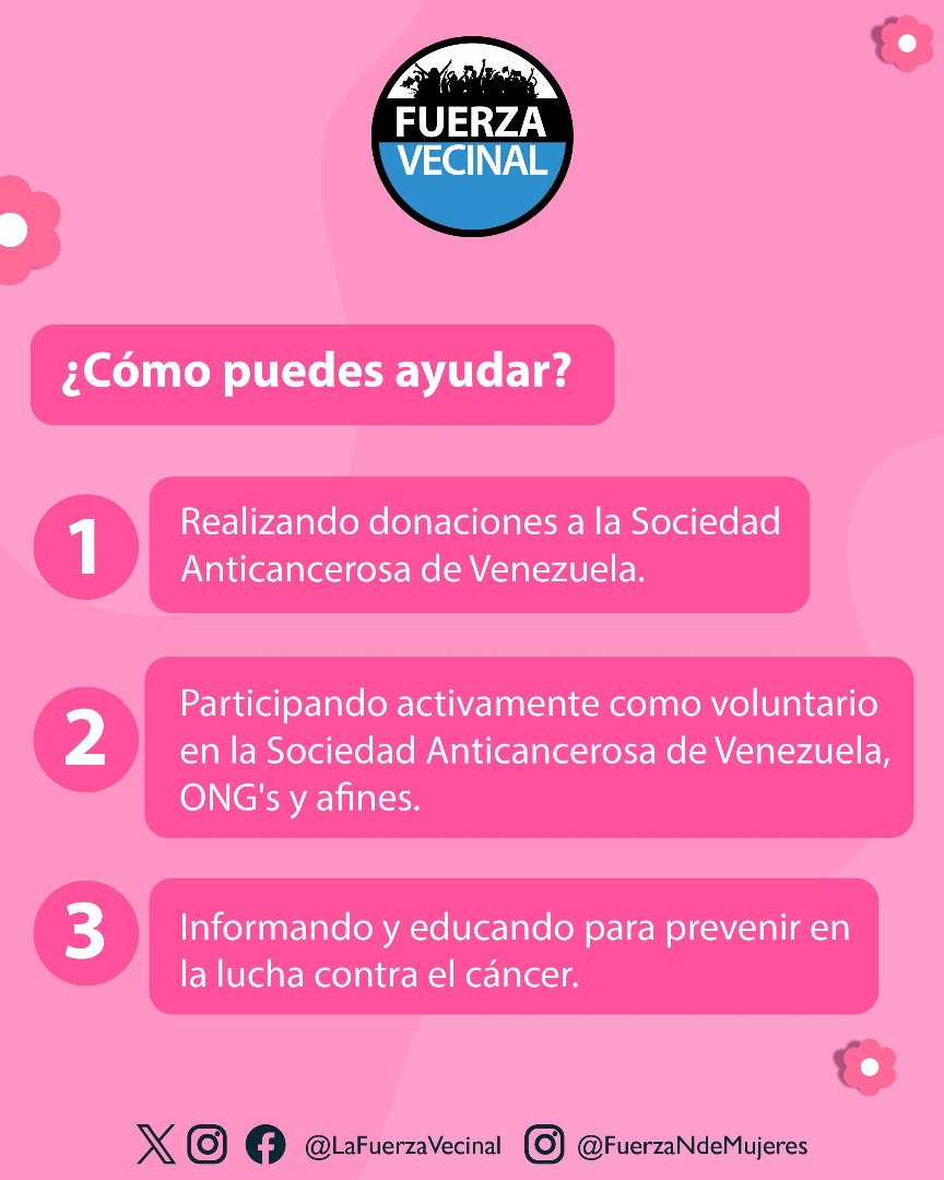 lafuerzavecinal's tweet photo. 💜 Hoy conmemoramos el Día Mundial de la Lucha contra el Cáncer de Mama.

Tenemos como objetivo promover campañas de prevención y sensibilización sobre el diagnóstico temprano de esta enfermedad que pueden padecer tanto hombres como mujeres.

🫱 ¡Tócate para que no te toque! https://t.co/5VMZwOnCwy