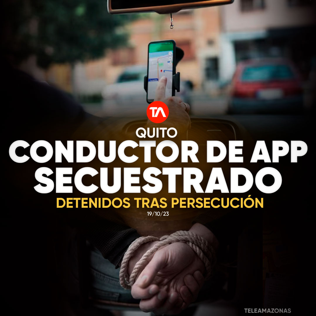 teleamazonasec's tweet photo. #ATENCIÓN | Hombre fue secuestrado mientras ofrecía servicio de taxi en Quito. Detenidos tras persecución https://t.co/j3U8bi5QdG https://t.co/WBVwsOtmc1
