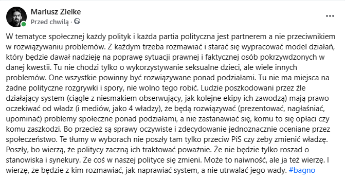 zielkemariusz's tweet image. Tak na zakończenie i już wracam do swojej roboty. Niestety, jest cała masa trudnych tematów #bagno wciąż rośnie a nie wysycha :(