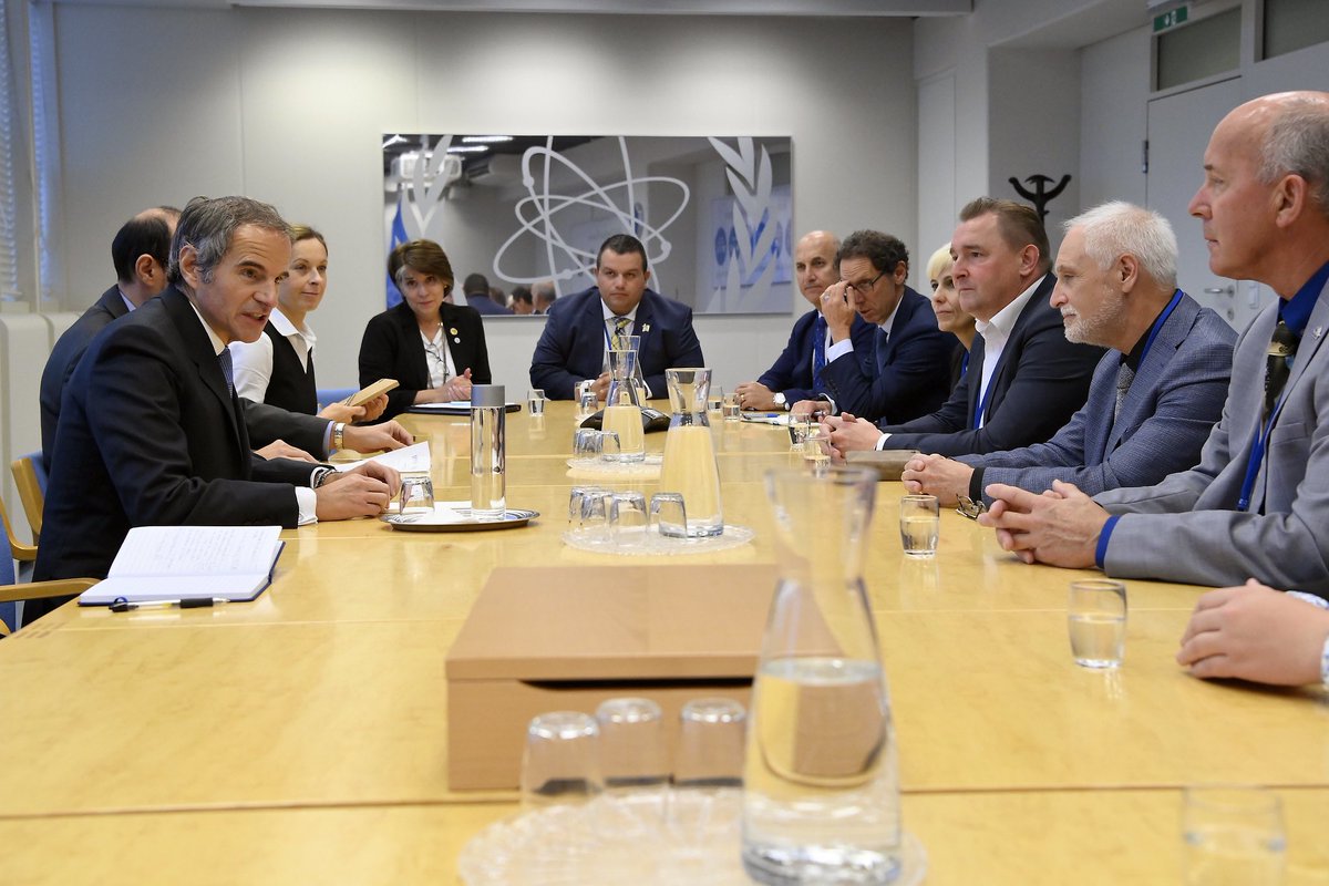 ECA along with our other partners apart of the Global Partnership of Municipalities had the pleasure of meeting with <a href="/rafaelmgrossi/">Rafael Mariano Grossi</a>, Director General of the <a href="/iaeaorg/">IAEA - International Atomic Energy Agency ⚛️</a>. Together we highlighted the importance of community support as we begin to shift to carbon-free energy.