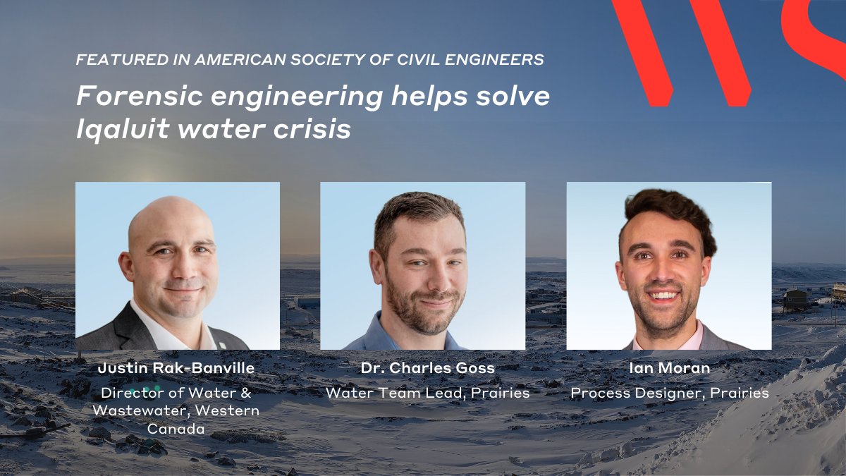 In this article by @ASCETweets, WSP's #water experts discuss the forensic engineering involved in safeguarding the water supply in the City of Iqaluit and the steps to restore consumer confidence :asce.org/publications-a…