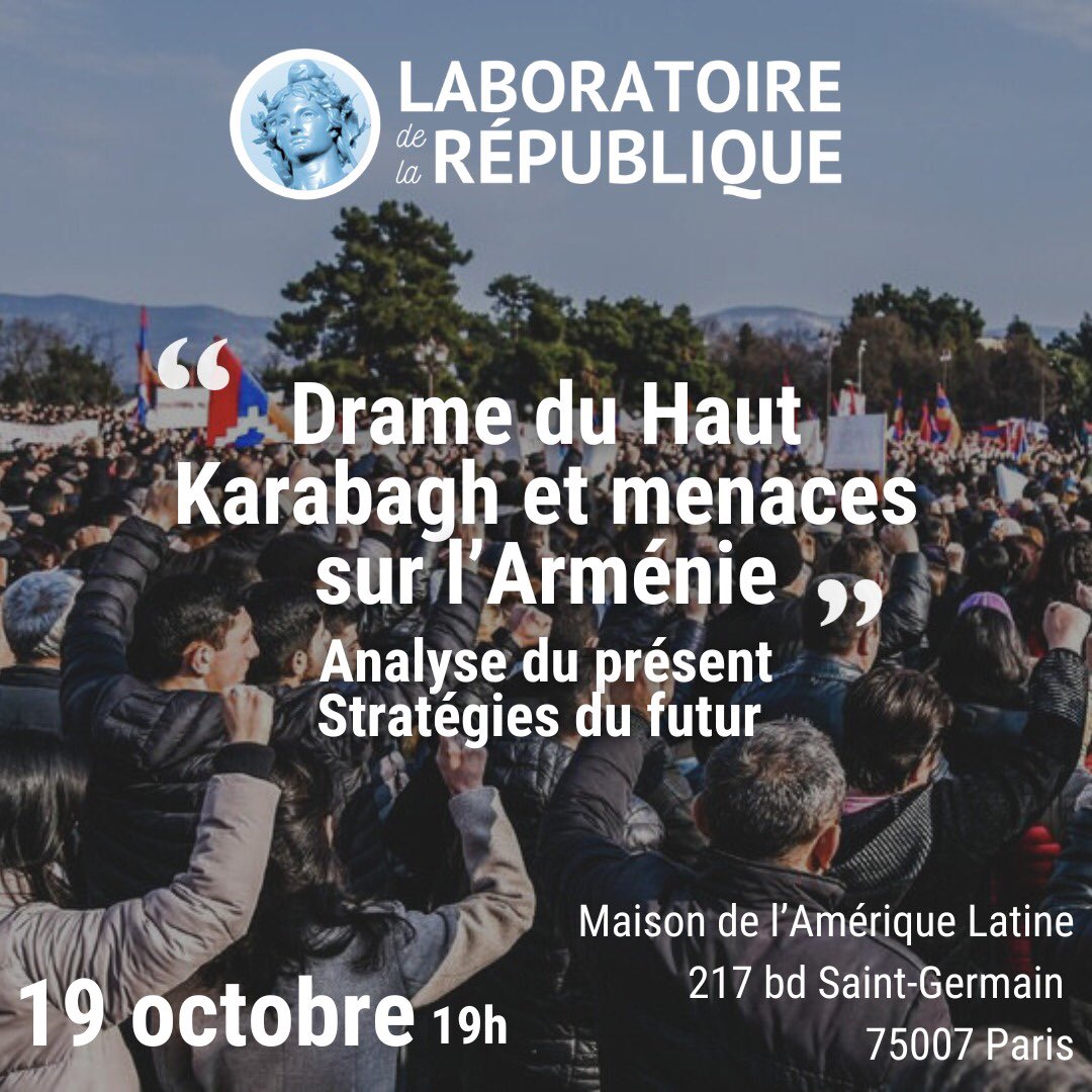 AnnFGK's tweet photo. La conférence sur le @Haut_Karabagh et les menaces sur l’#Arménie c’est ce soir à @MAL_217 à 19h en présence de @jchribuisson @valerietoranian @TYegavian @JLBourlanges @armembfrance, @NathalieLoiseau... Possibilité de suivre en direct sur ce lien 👉 https://t.co/rTvldQRWUn. https://t.co/VKVSmSCO2c