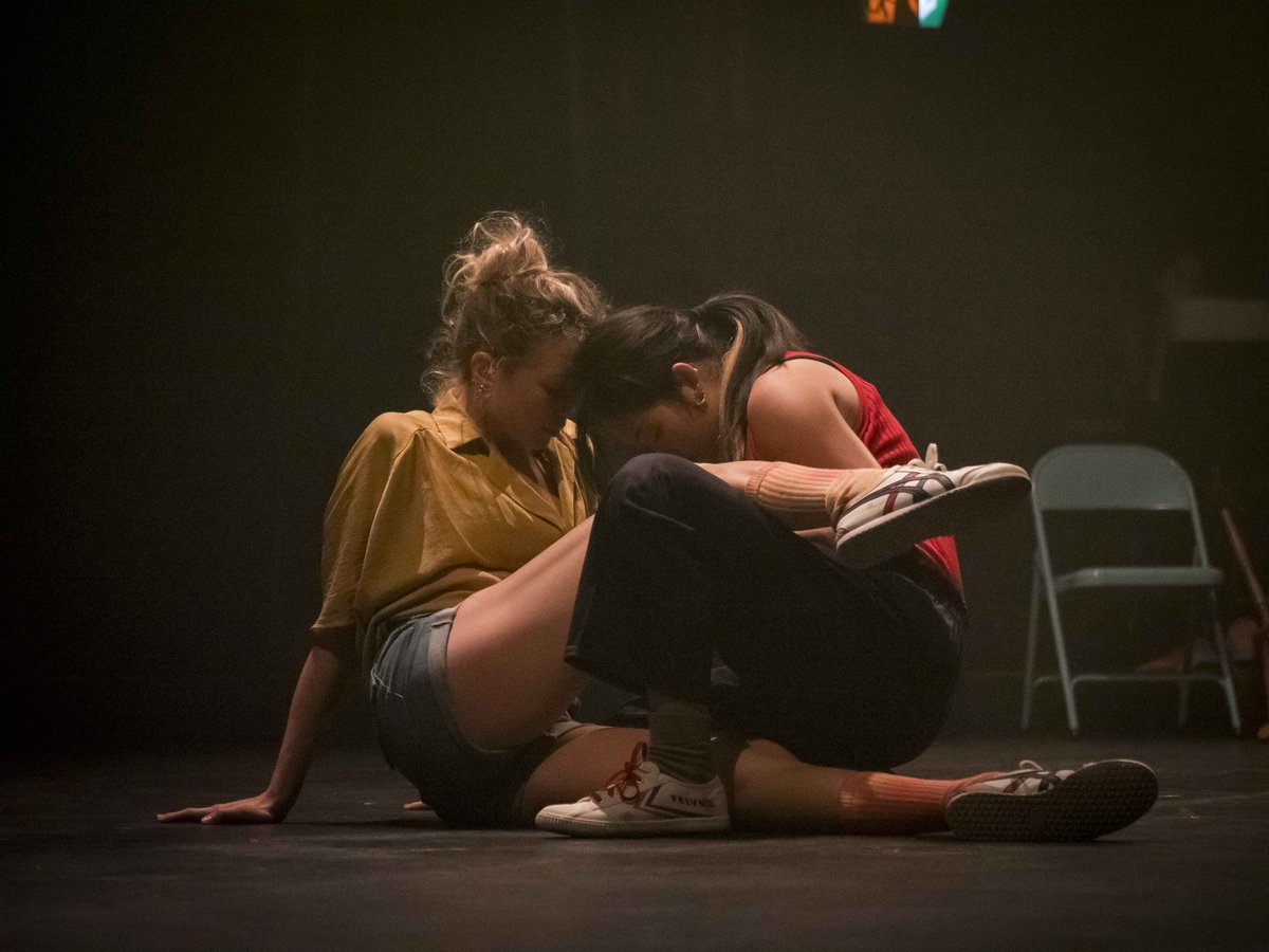 Here's a sneak peek 👀 of opening night of #BABYLON. 

Our two star-crossed lovers fought, made up, travelled through time, danced to Prince covers and explored the meaning of life. 

If you think that (and more!) sounds interesting, come and join us tonight or Friday!