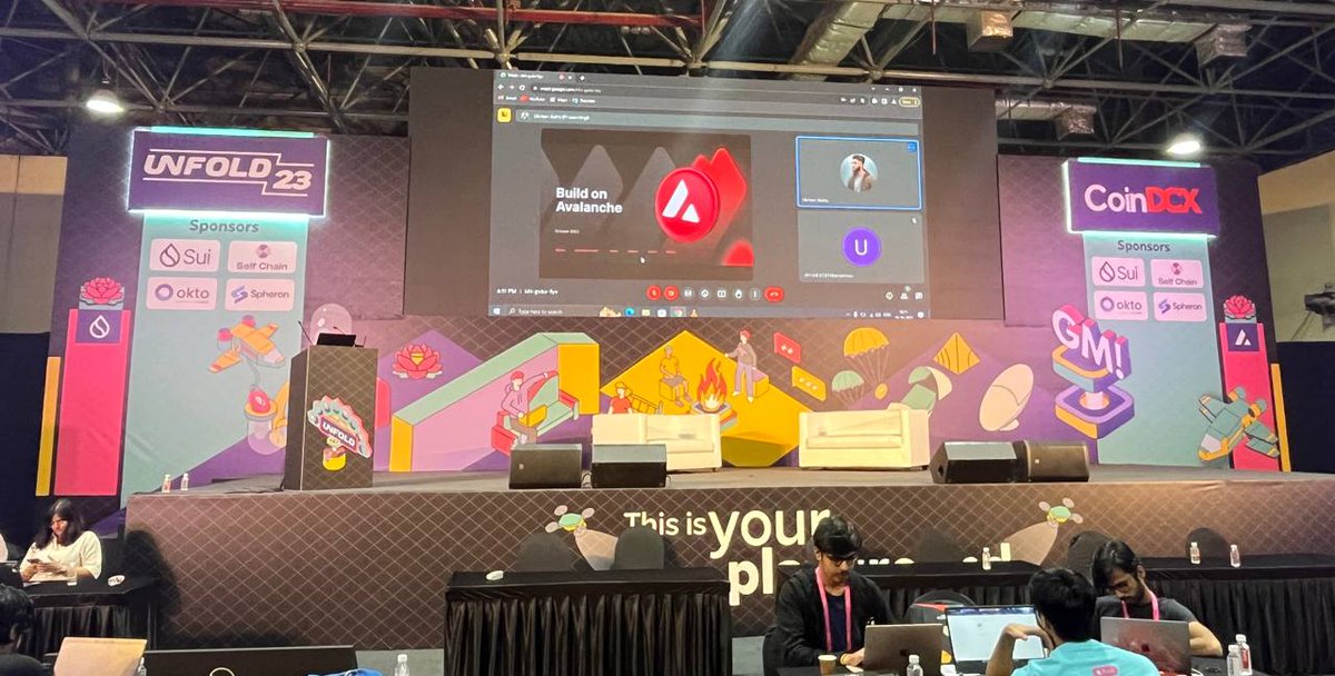 Avalanche_In's tweet image. At #Unfold2023 ?

Want to understand how you can build on @avax?

Join the workshop by @asimfiles at the Hackathon Hall.