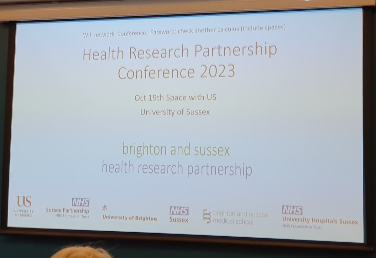 Brighton & Sussex Clinical Trials Unit (@bsctu1) on Twitter photo What a great event today at the 1st annual meeting of the Health Research Partnership. Very inspiring talks from the HRP board about its objectives, alongside some exciting locally produced research projects.#HRP <a href="/SPFT_NHS/">Sussex Partnership</a> @nhs_scft <a href="/UHSx_Research/">UHSussexResearch</a> <a href="/BSMSMedSchool/">BSMS</a> <a href="/SussexUni/">University of Sussex</a> What a great event today at the 1st annual meeting of the Health Research Partnership. Very inspiring talks from the HRP board about its objectives, alongside some exciting locally produced research projects.#HRP <a href="/SPFT_NHS/">Sussex Partnership</a> @nhs_scft <a href="/UHSx_Research/">UHSussexResearch</a> <a href="/BSMSMedSchool/">BSMS</a> <a href="/SussexUni/">University of Sussex</a>