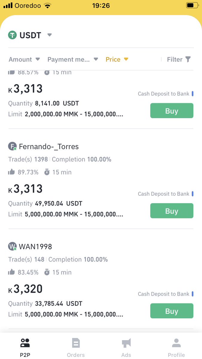 bebezet's tweet photo. Dear @binance, would like to make feature suggestion for P2P trading which is not to allow “Cash Deposit to Bank as payment after banking hour in particular/respective countries. 

This kinda P2P Ad leads to price manipulation. 

#P2P #CEX #DED #Cryptos #Exchanges #Trading https://t.co/x35anBRsJt