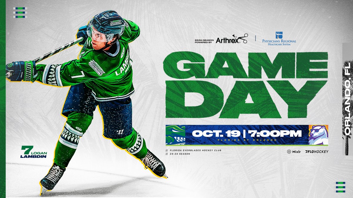 Season 26, Episode 1 📺 🆚 Orlando Solar Bears, 7:00 pm 📍: Amway Center 📺: flosports.link/3NbLvF4 📻: everblades.mixlr.com