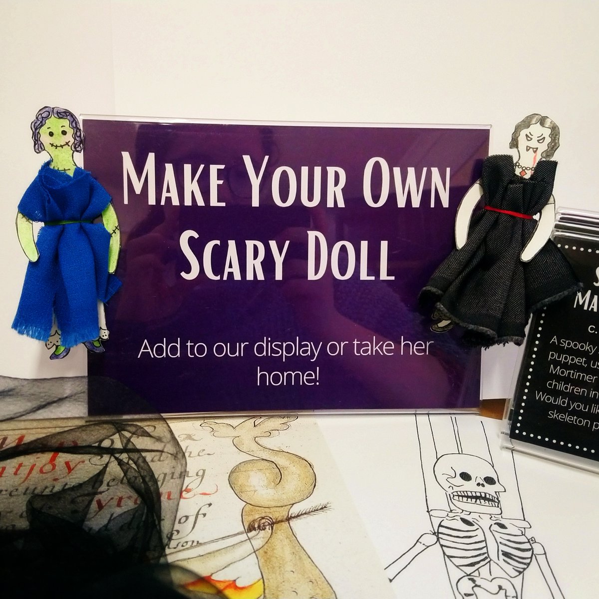 We're getting ready for a scarily fun half-term holiday! We're running free drop-in Halloween activities in Stafford Library (30th October) and Lichfield Library (31st October), 10am-2pm. 

Join us for some spooky fun! 👻🎃👻