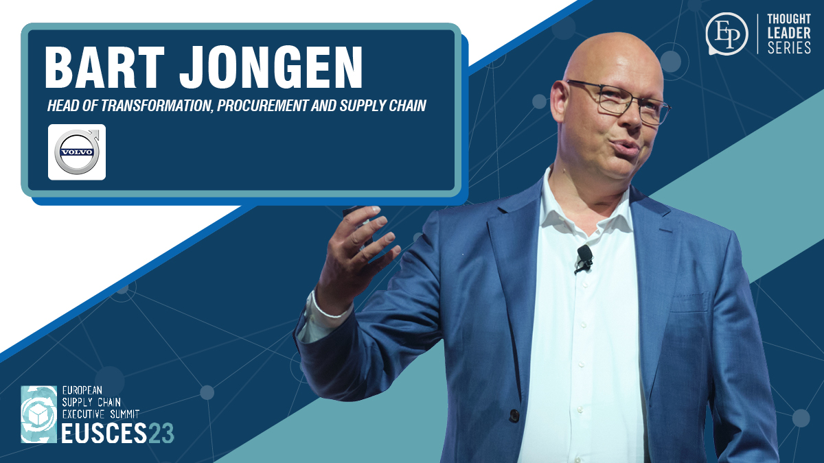 EP_EUSCES's tweet photo. During the 2023 European Supply Chain Executive Summit, attendees heard insights from Bart Jongen of Volvo Cars during an engaging keynote session on Procurement of the Future: Partnering with our Suppliers.

Watch here ➡️ https://t.co/s0zR7AHc2c

#EUSCES23 #supplychain #europe https://t.co/91SsJbEJau