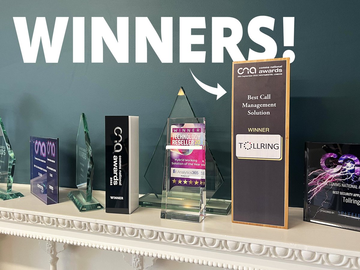 It's home! 🙌 Our newest award has made it to the mantelpiece of mastery. Thank you again to all of our customers, and to our teams internally, that have made us the Best Call Management Solution for the fourth time in five years! 🏆 #CallAnalytics #CNAwards