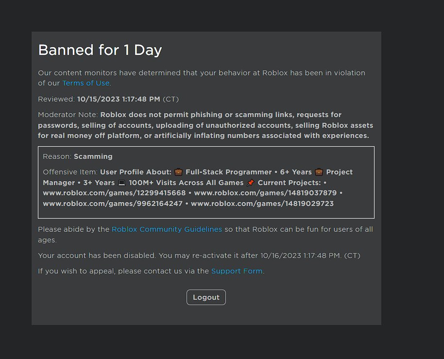 LDev_ROBLOX's tweet photo. @AStealthyGoblin Same here. Roblox moderation should protect us developers from mass reporting by unfair competition. https://t.co/DtUqNji6p6