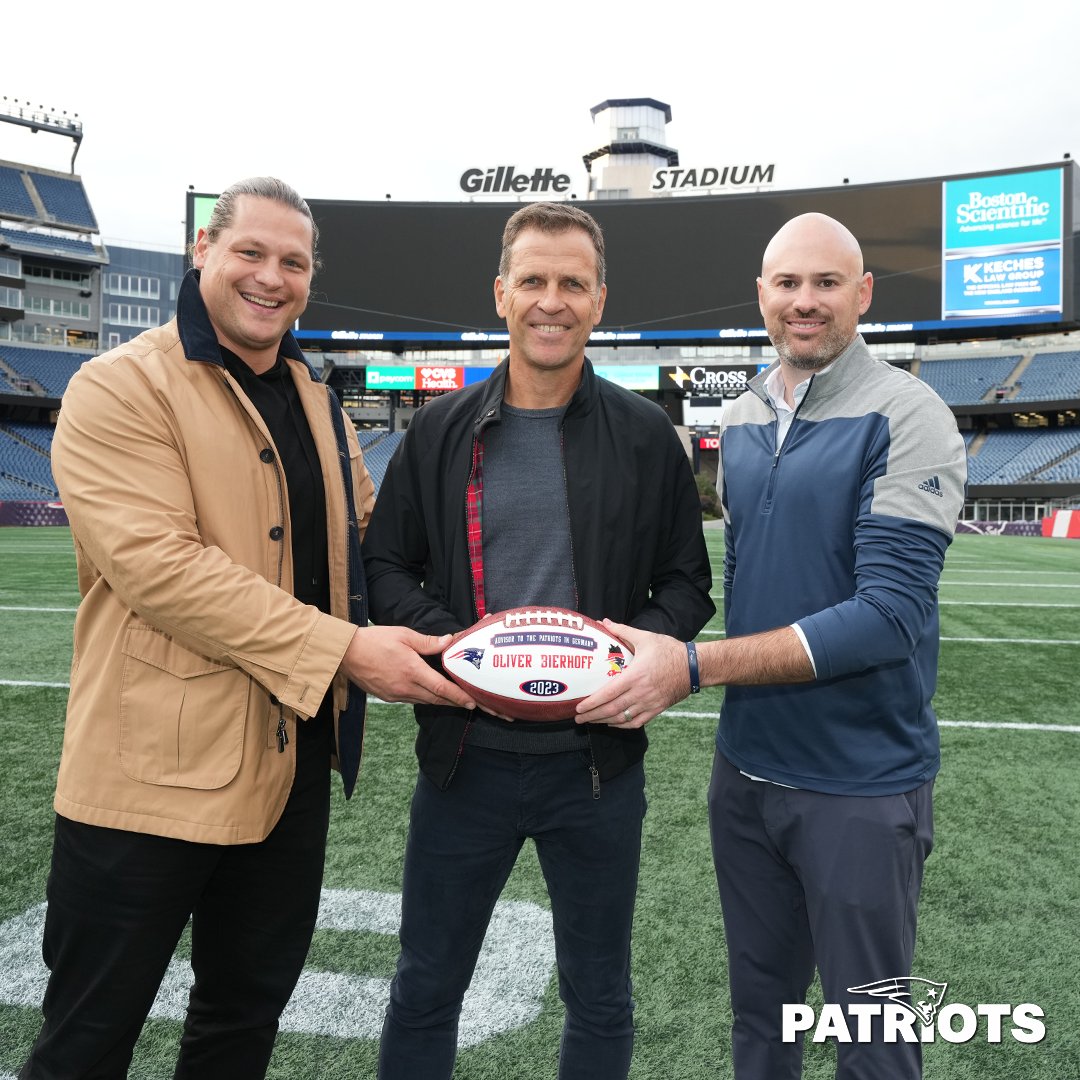 Oliver Bierhoff has been named an official business advisor for the Patriots to aide in the organization’s expansion as part of the NFL’s Global Markets Program. Bierhoff will support business development efforts in Germany, Switzerland and Austria: bit.ly/3rQiU3x