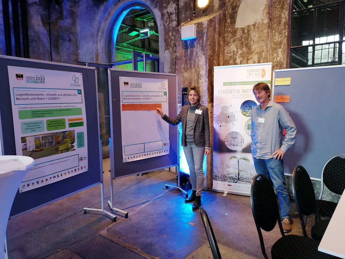 Wir sind heute mit dem Projekt Logist+ beim Expertenforum #8 in #Duisburg. Kommt vorbei!