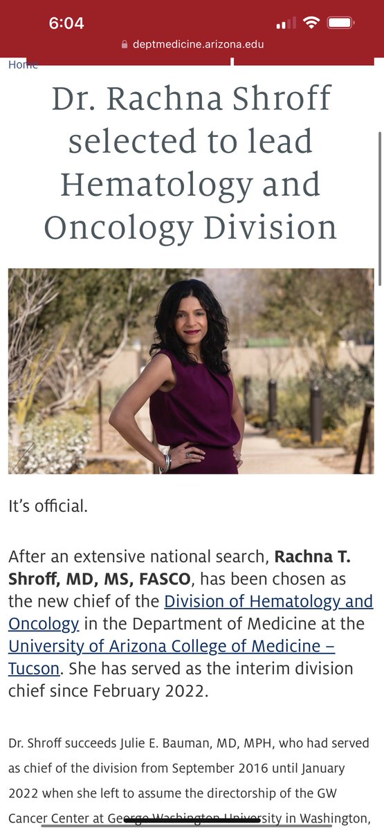 Rachna Shroff, MD, MS, FASCO tweet media