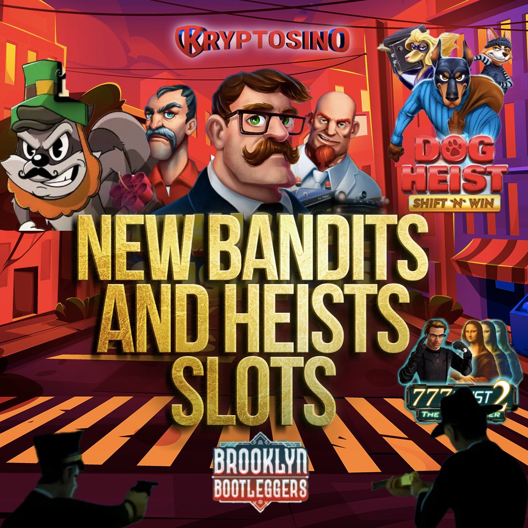 kryptosino's tweet photo. Take off the gloves and join the fiercest bandits for epic heists 💣 that lead to big winnings on the latest feature-filled Bandits and heist-themed slots 🎰 from top software providers 👉 https://t.co/2yyG9DGPl9

#slots#slotsgames#bigwin#casino#hugewin#crypto#cryptogambling https://t.co/Sy4EXedlsG